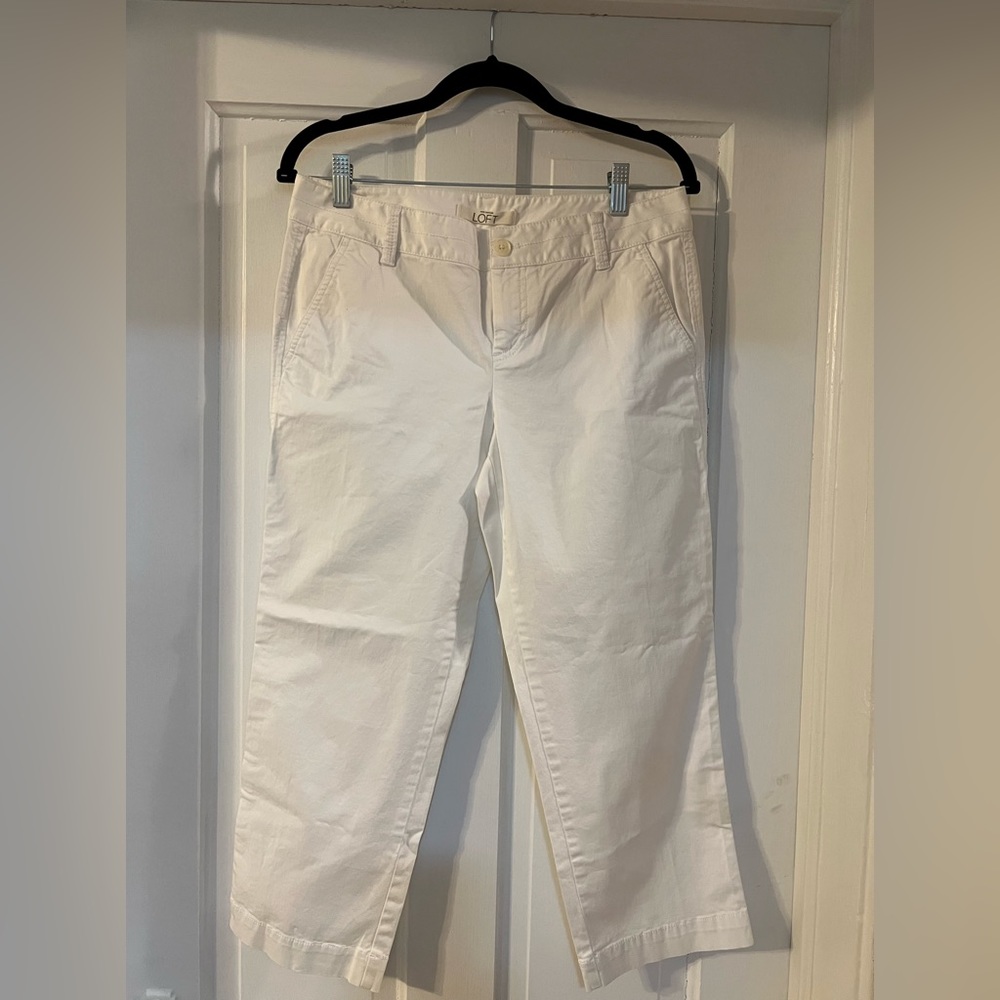 LOFT crop pants size 4